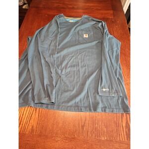 Carhartt Mens Shirt Mens 3XL Relaxed Fit Pocket Tee Blue (A314)